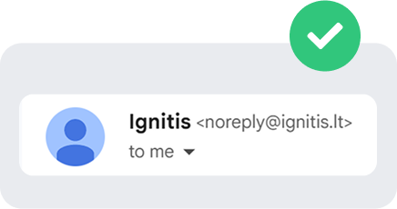 Ignitis elektroninis paštas